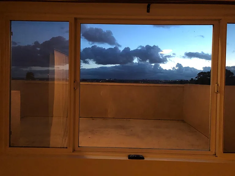 View from upstairs bedroom window / upper patio