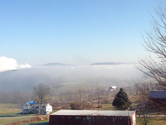 Beautiful Morning View overlooking the Pole Barn
