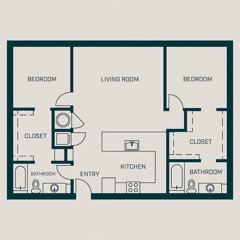 Floor plan The Hamilton