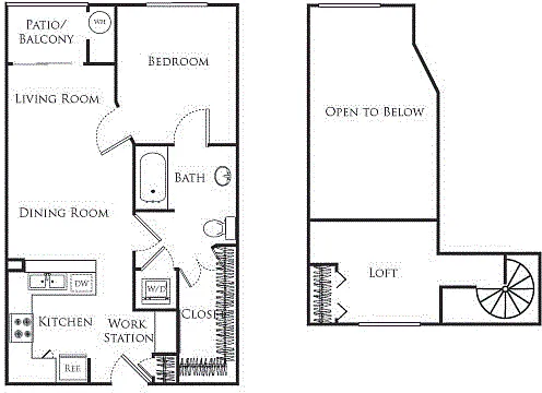 Floor plan Brittany with Loft