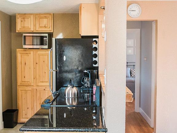 Kitchen open to living room