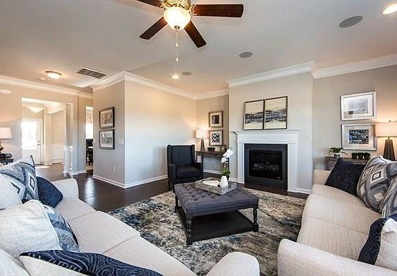 BUFFINGTON MODEL HOME-spacious living room-options and selections may vary