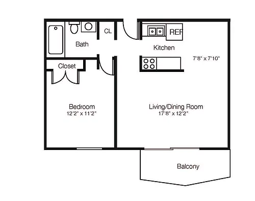 Floor plan 1B
