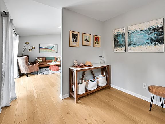 Oversized foyer entrance