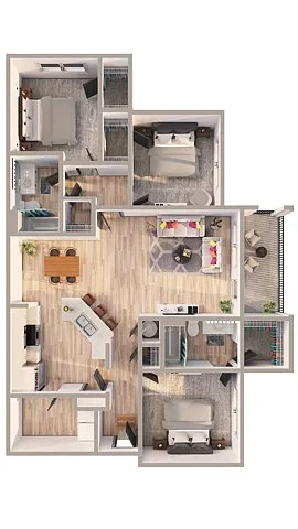 Floor plan E1