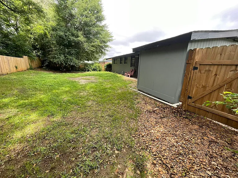 Fenced Back yard 1