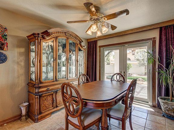 French doors to patio