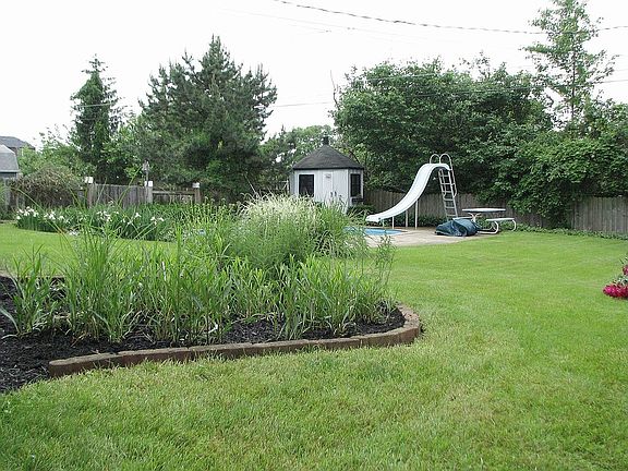 Another view of the backyard