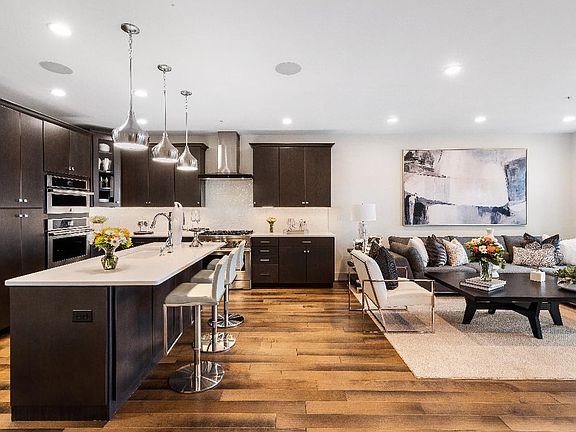 Large kitchen opens to great room