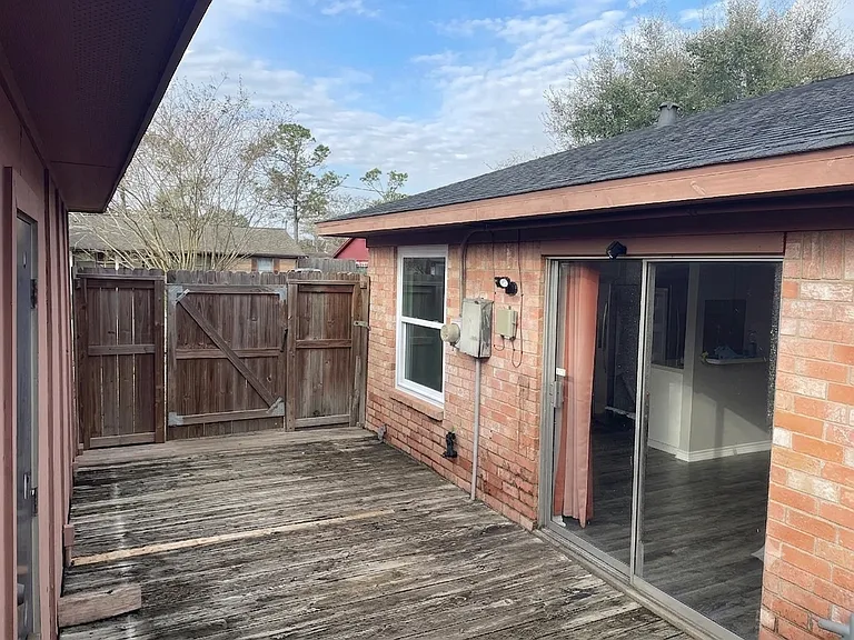 Private patio