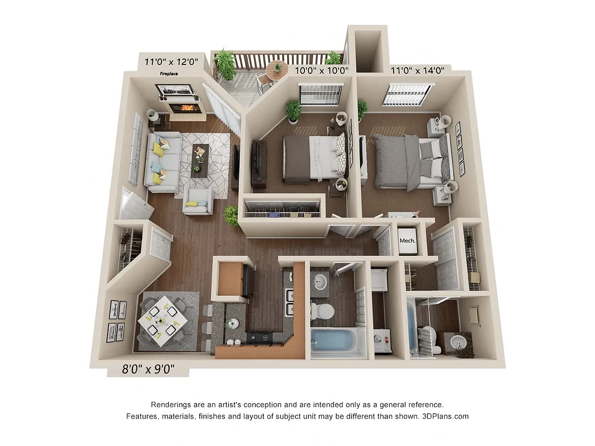 Floor plan The Birdie