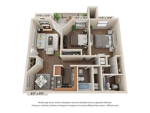 Floor plan The Birdie
