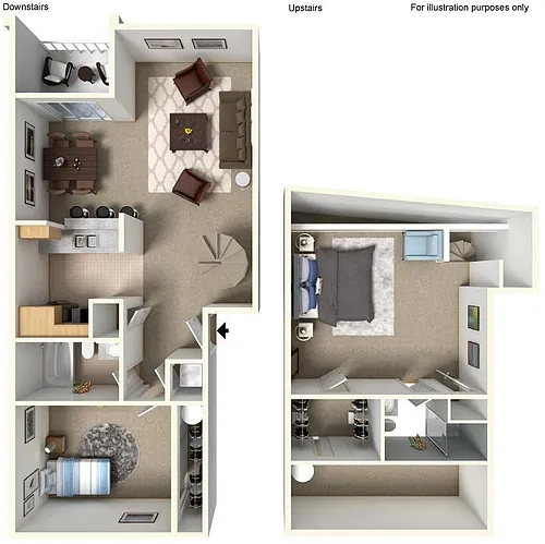 Floor plan Bainbridge Loft