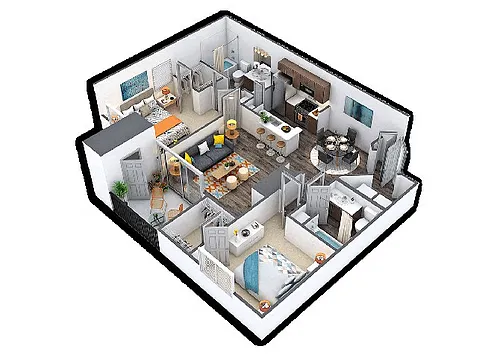 Floor plan B1