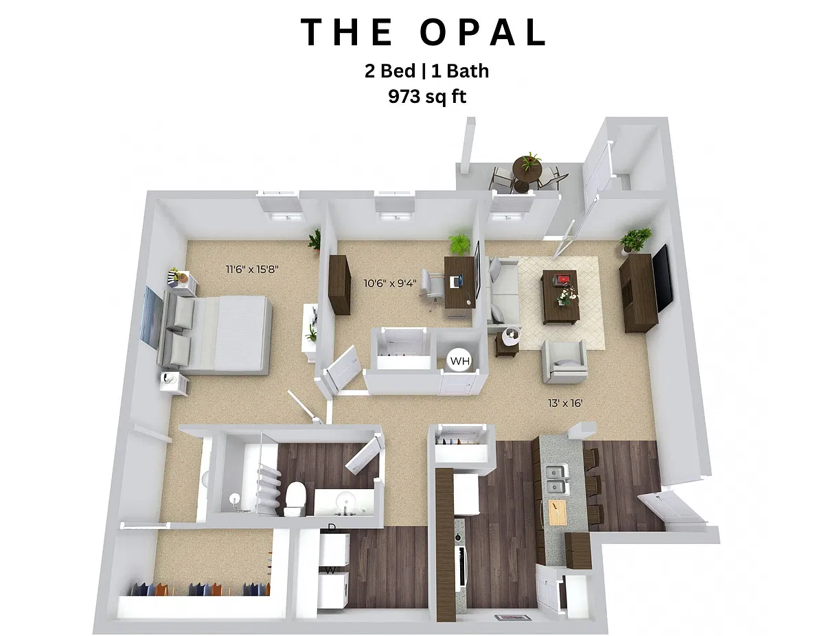Floor plan The Opal