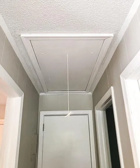 Attic storage!
