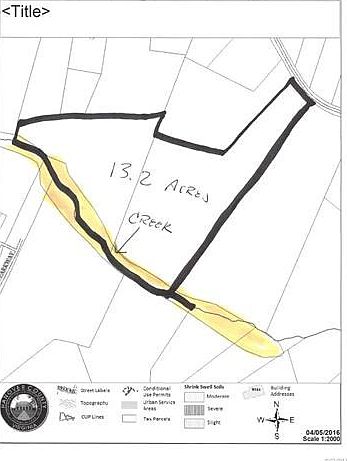 Aerial view of the 2 parcels.