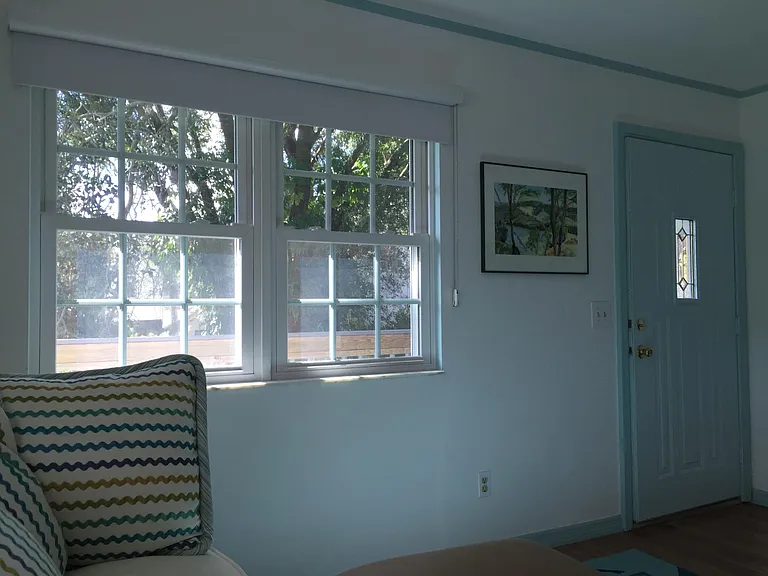 If you look left from your place on the couch this is your view and the front door.