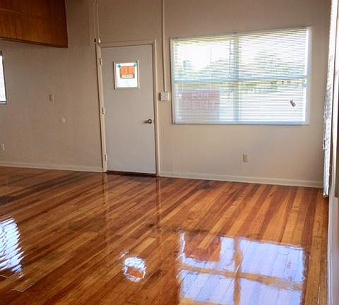 Bright Open floor plan connects living room, Dining room, & kitchen! Newly finished floors!