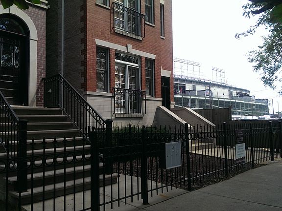 One house away from Wrigley