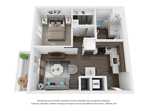 Floor plan A1 1X1