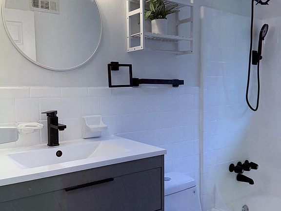 Newly updated bathroom