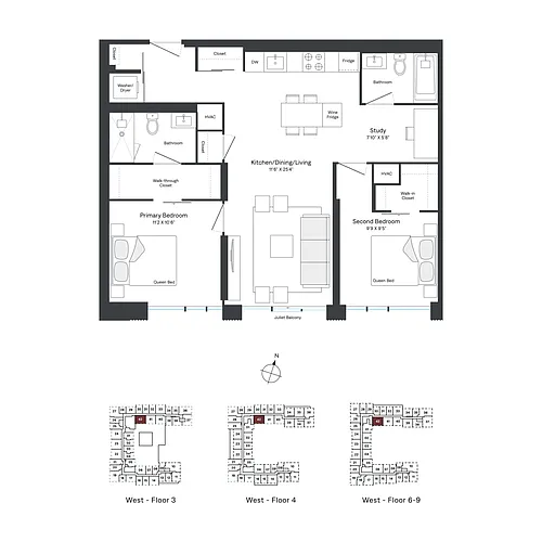 Floor plan W0342