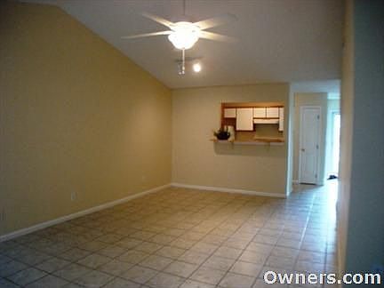 View of Dining Area and Kitchen from Living Room