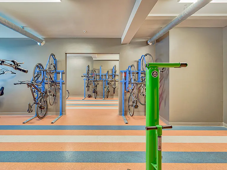 Bike wash and storage