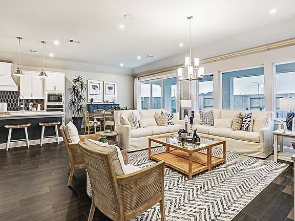 Plan 5029 great room - staged