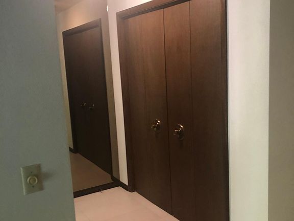 Foyer with large closer