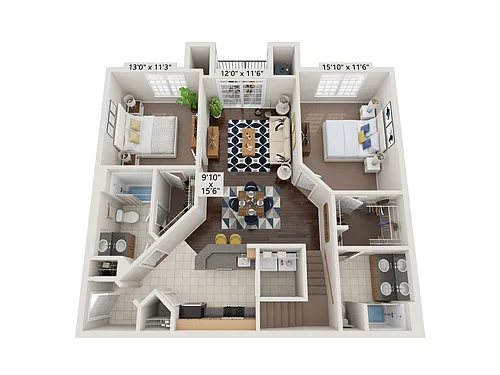 Floor plan Braddock