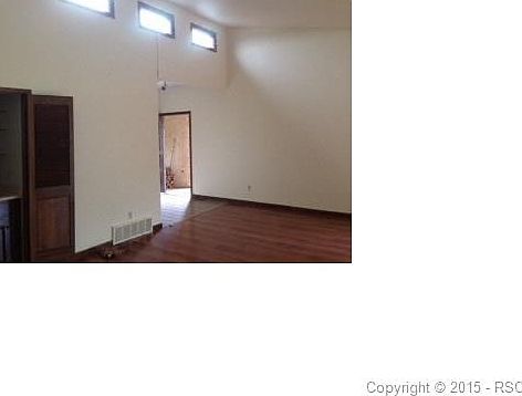 Entry into Great Room.  Clerestory windows allows in plenty of light.  Notice the high ceilings