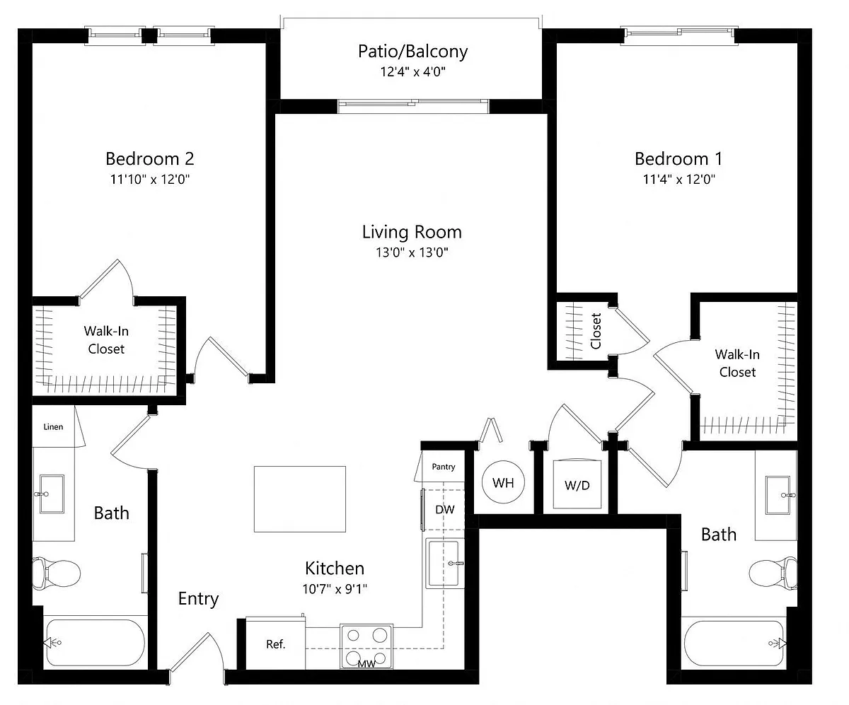 Floor plan B1