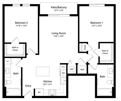 Floor plan B1