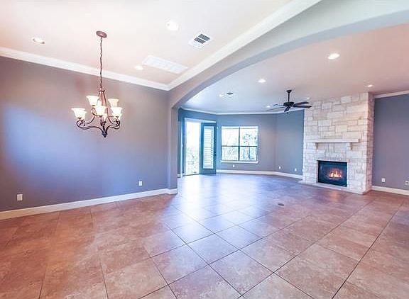 Living/Dining combo areas....with a grand open feel.