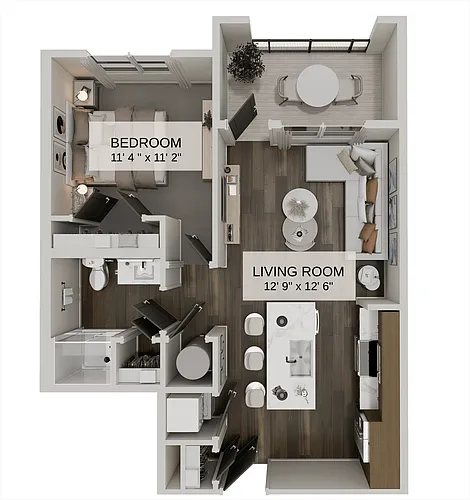 Floor plan Valencia Select (A2C)