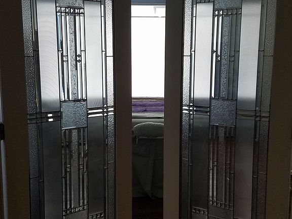 French doors to the Master 