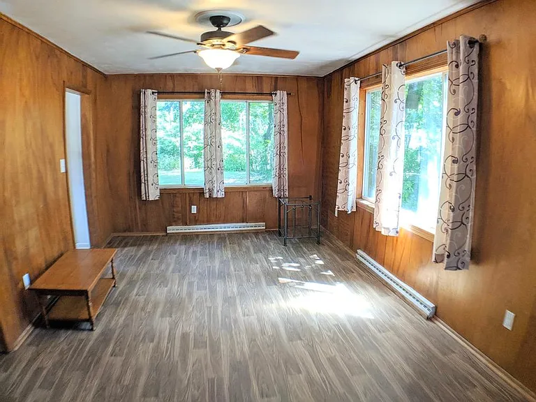 Den, with downstairs bathroom and mudroom and closet to the left