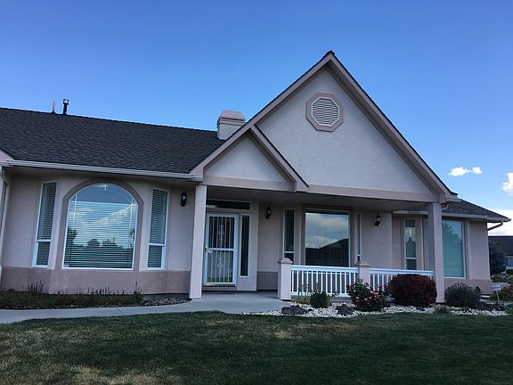 Shaded front porch