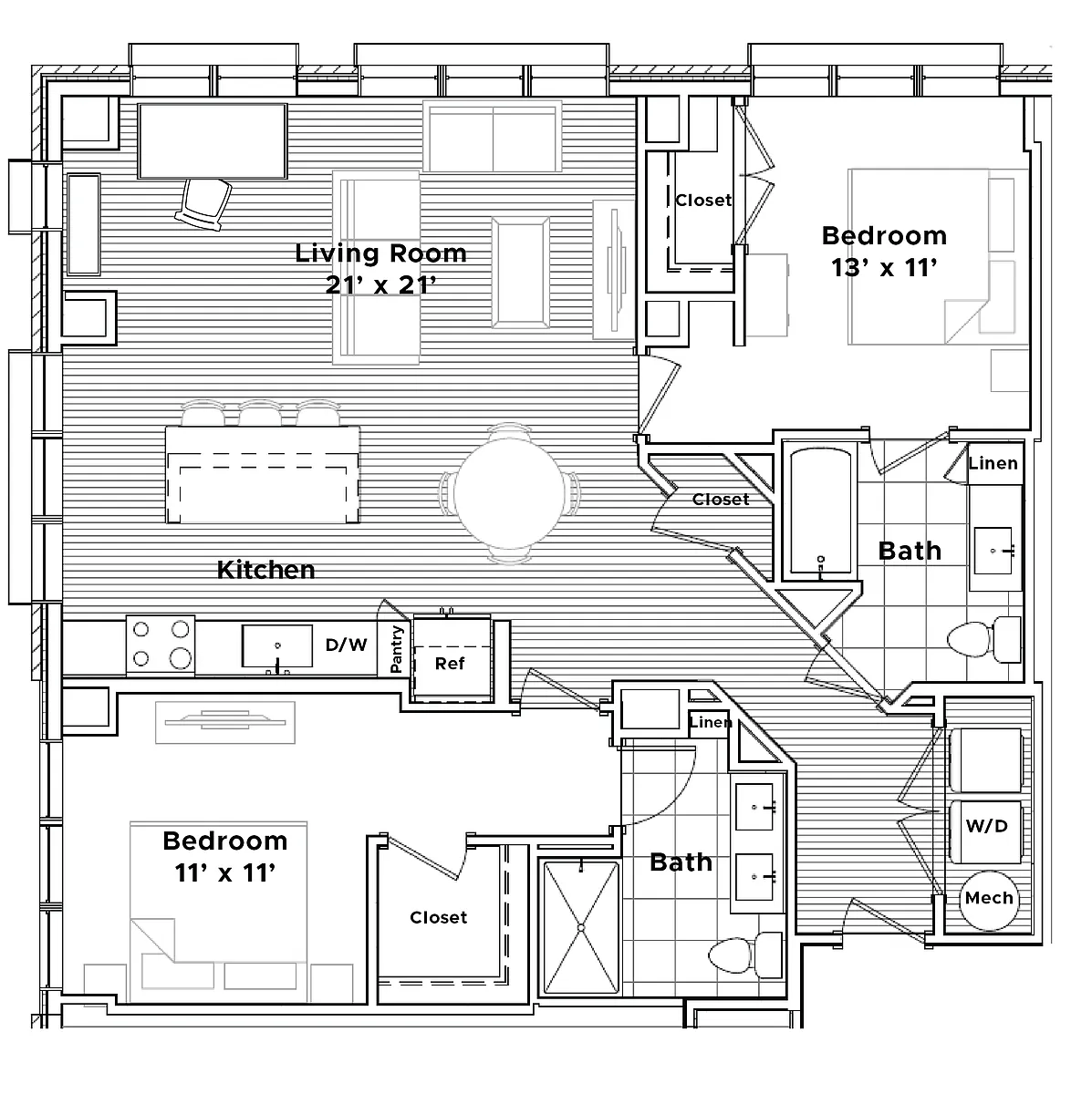 Floor plan The Overlook