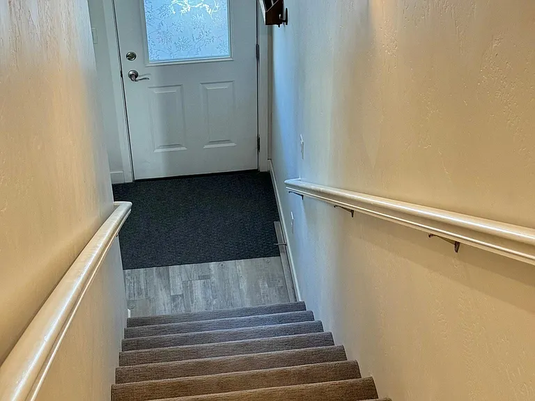 From second floor looking to entry.