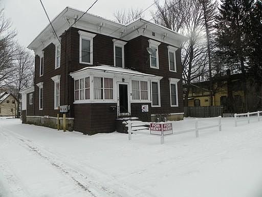 Front porch with large apartment