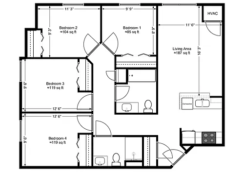 Floor plan S