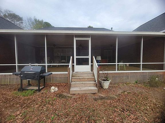 Screened in back porch