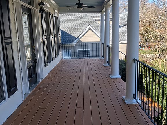 Spacious covered front porch