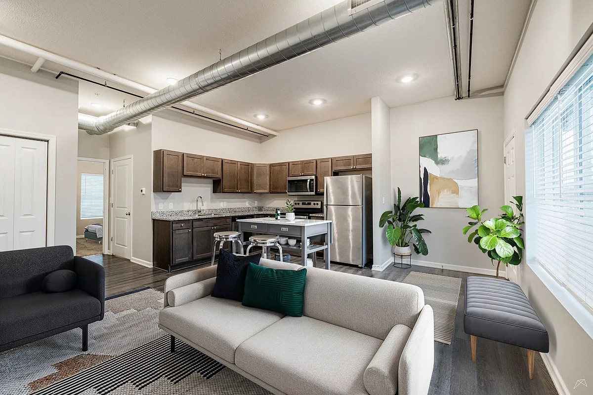 Floor plan 1 Bed, 1 Bath B