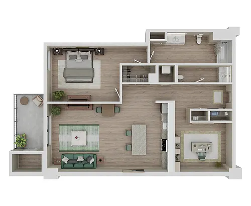 Floor plan A8-S- Renovated