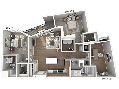 Floor plan B3D