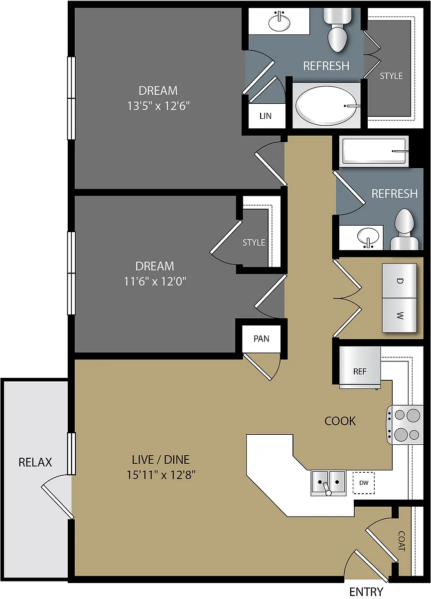 Floor plan B2